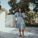 Photo flared dress
